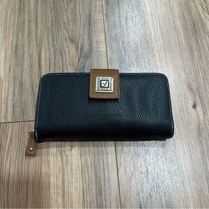 Stone Mountain fall leather wallet